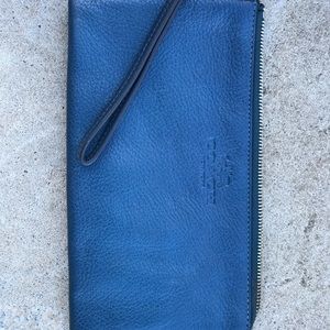 Coach double zip wallet